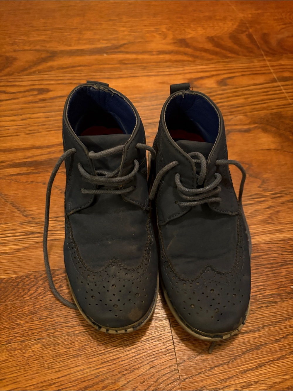 Samsel Blue Toddle Lace Up Boots
